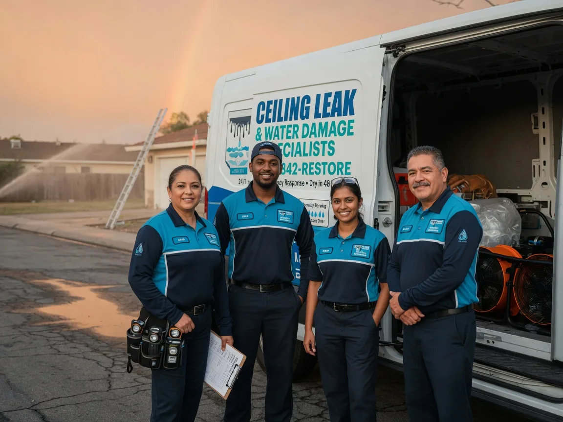 Ceiling Leak Cleanup company in La Coste, TX