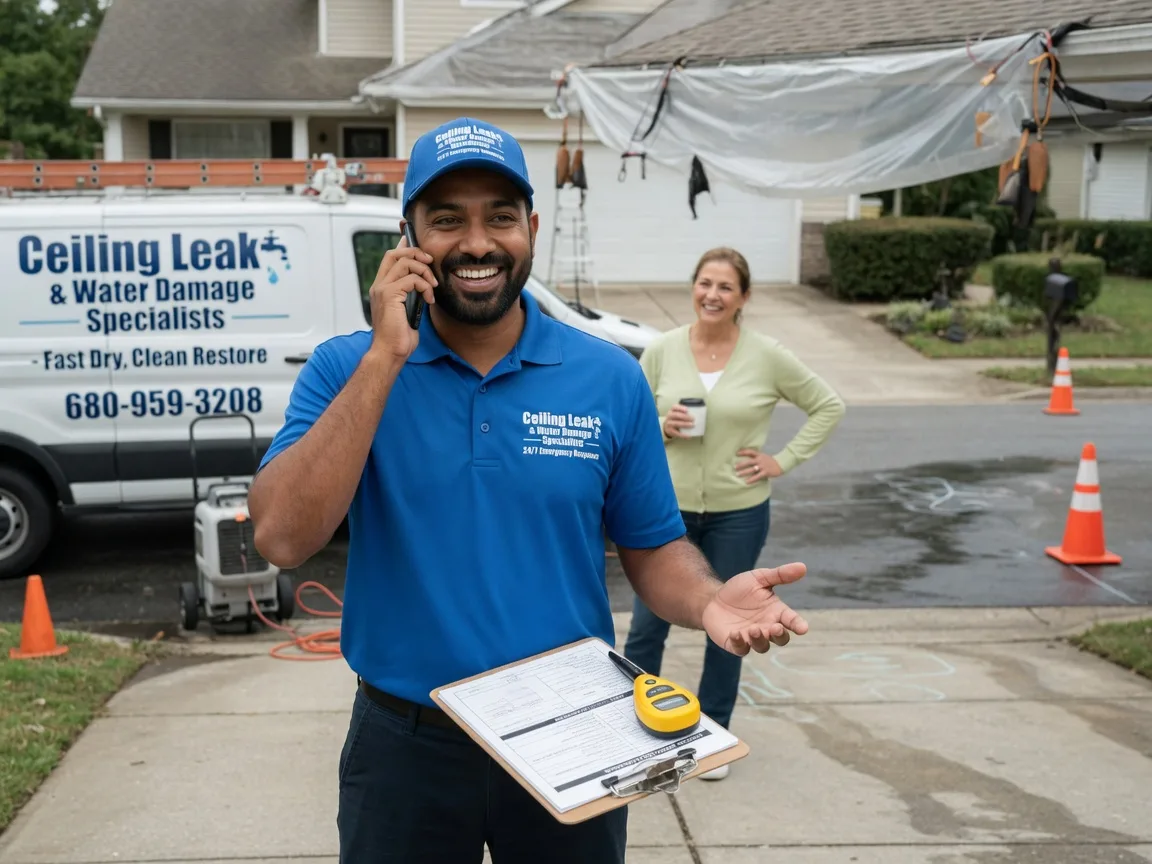 Ceiling Leak Cleanup La Coste, TX FAQs