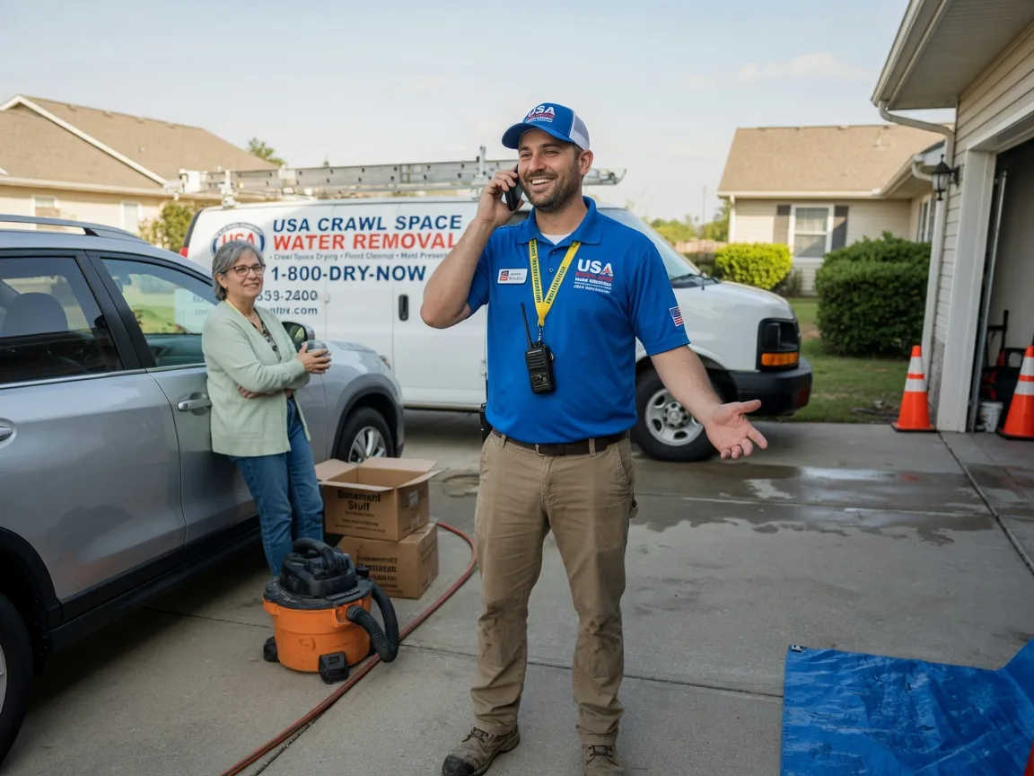 Crawl Space Water Removal La Coste, TX FAQs
